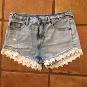 Free people lace shorts